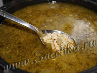 Рассольник с перловкой
