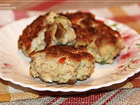 Рыбные котлеты со свининой
