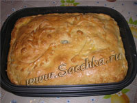 Курник с картошкой и мясом