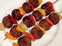 Шашлык из куриного фарша