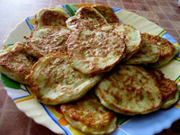 Кабачковые оладьи