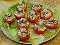 Рыбная закуска в помидорах