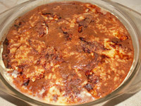 Запеканка из индейки с рисом